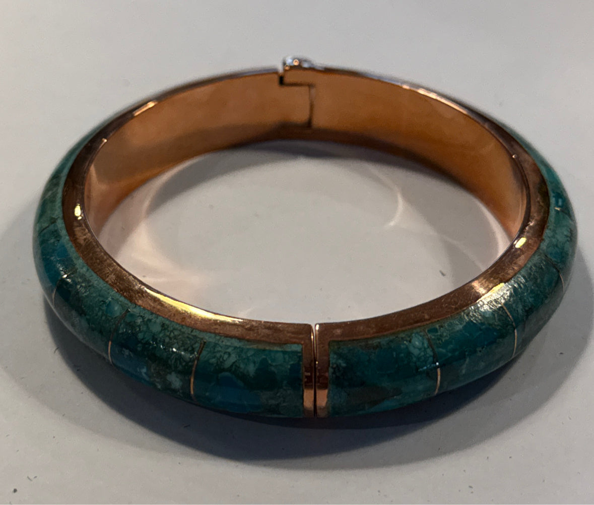 Jay King Turquoise Copper Bracelet