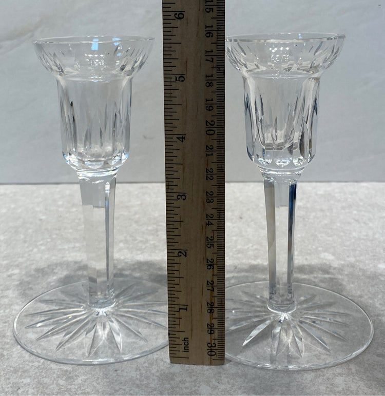 Pair of Waterford Candleholders