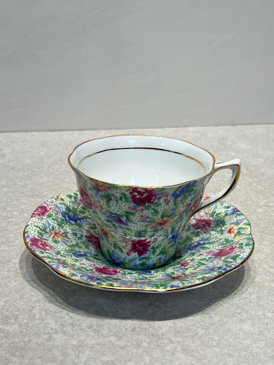 Chintz Cup and Saucer