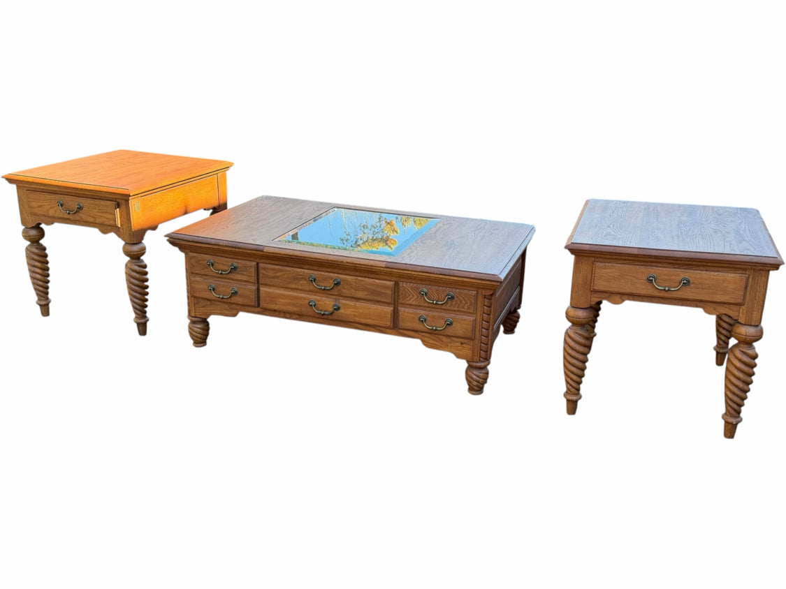 Keller 3-Piece PGA Golf Coffee Table Set