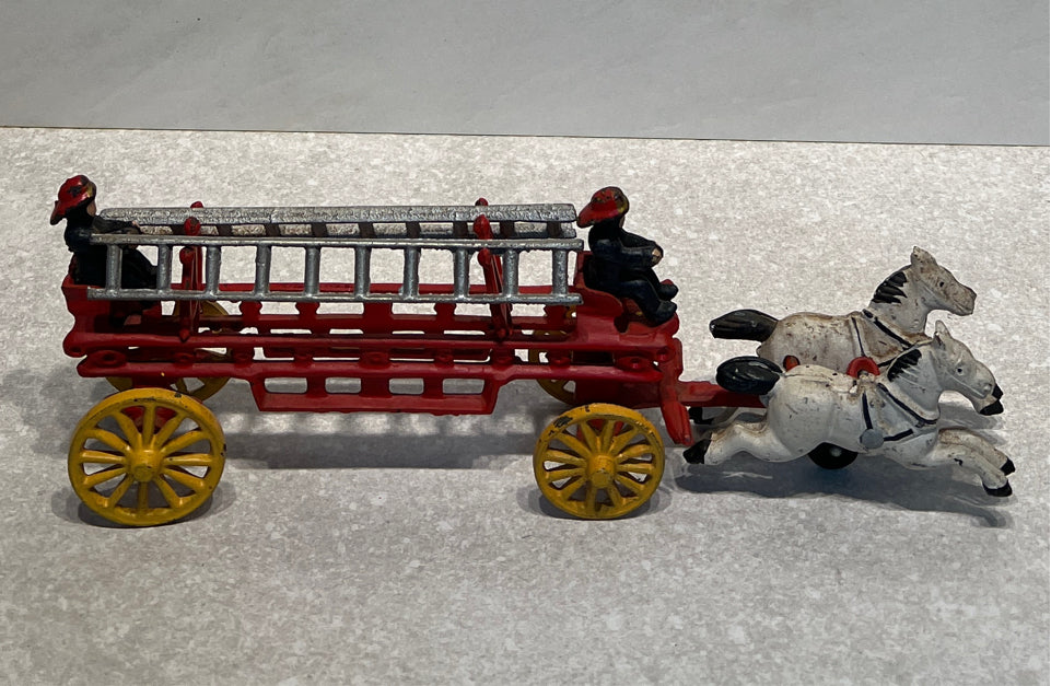 Cast Iron Fire Truck Wagon
