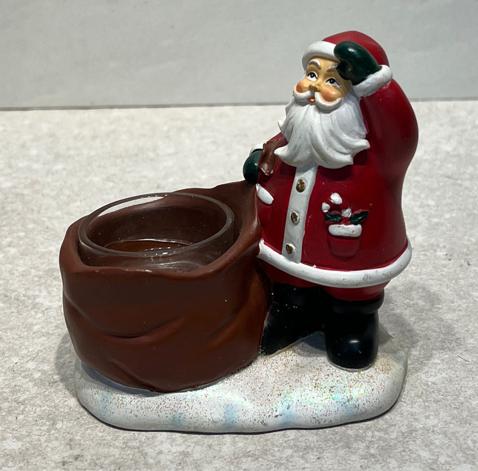 Santa Candleholder