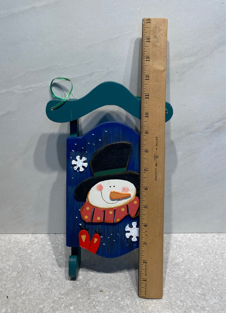 Snowman Sled