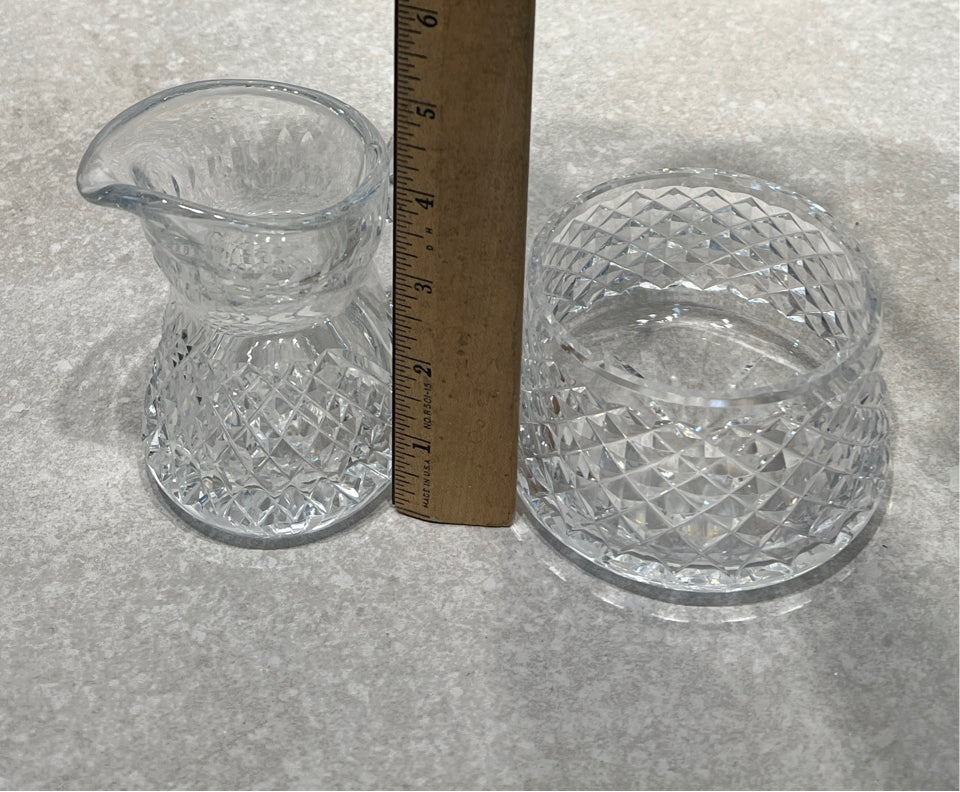 Waterford Sugar and Creamer