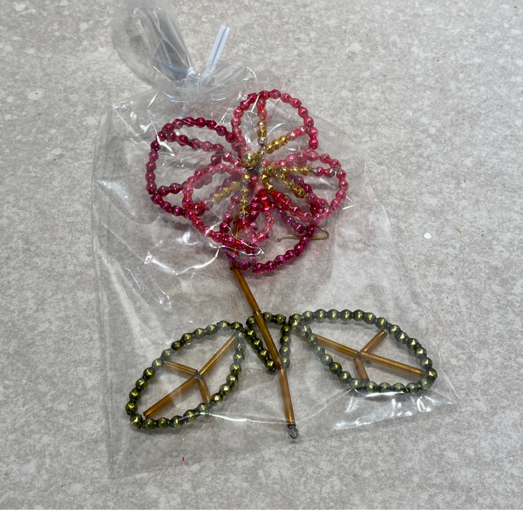 Christopher Radko Beaded Flower