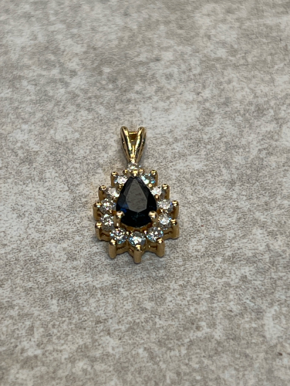 14K Gold And Diamond Pendant