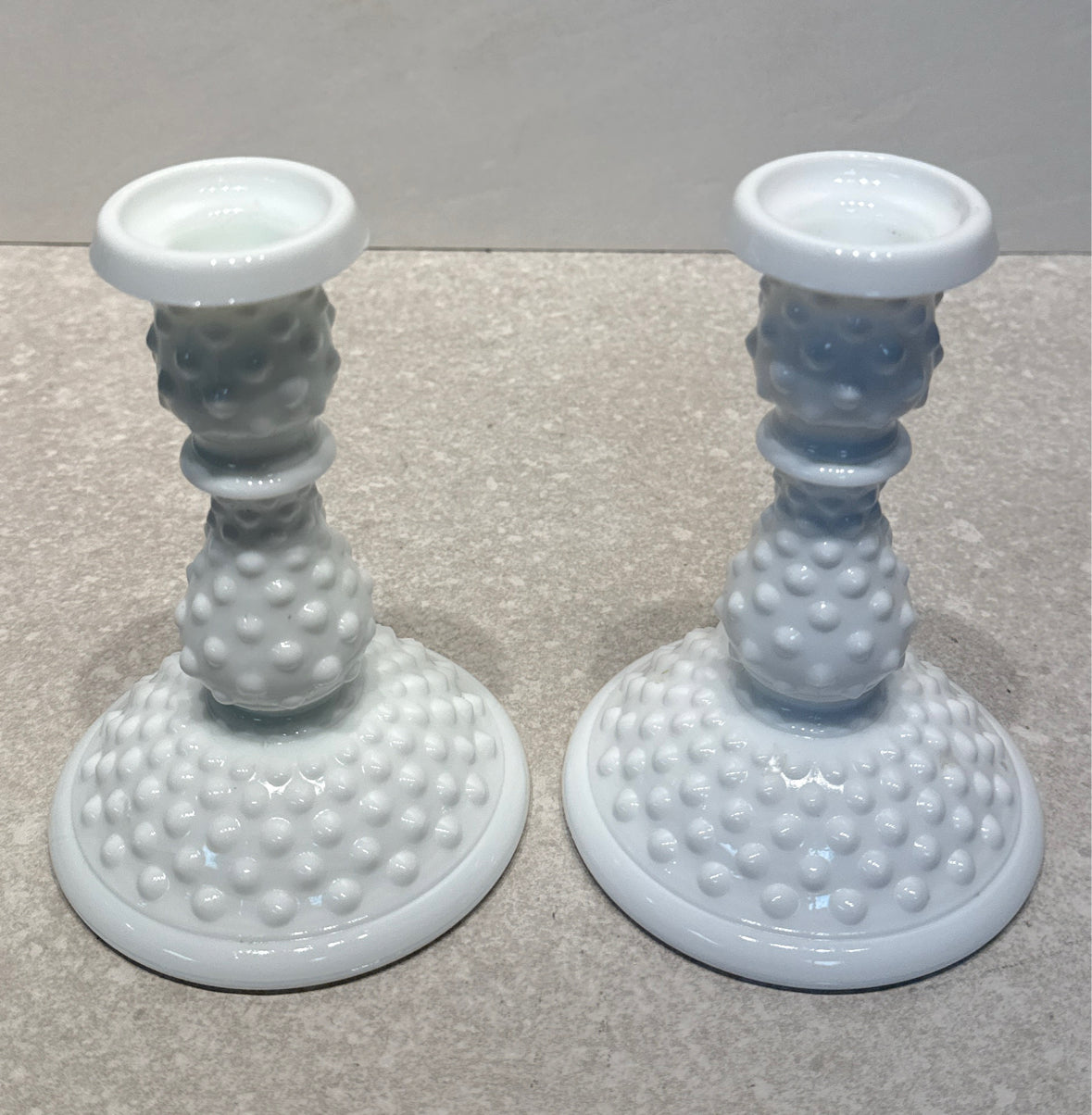 Pair - Fenton Candleholders