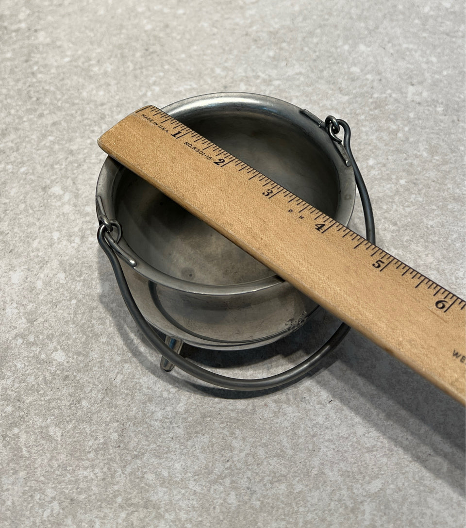 Handled Pewter Bowl