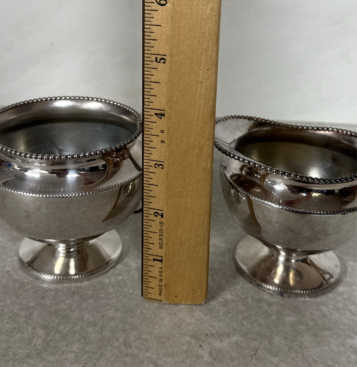 Quadruple Plate Sugar And Creamer