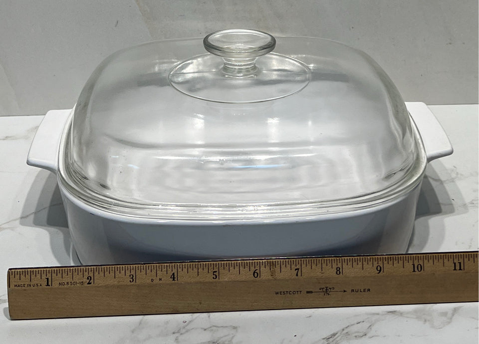 Covered Corning Ware Casserole