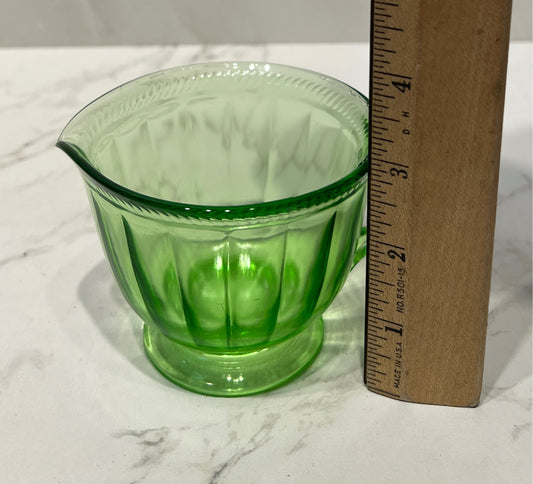 Uranium Glass Creamer