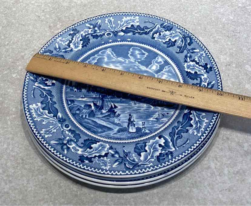 Johnson Bros View of Boston Plate (Set of 4)