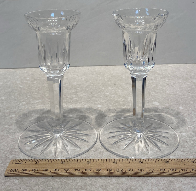 Pair of Waterford Candleholders