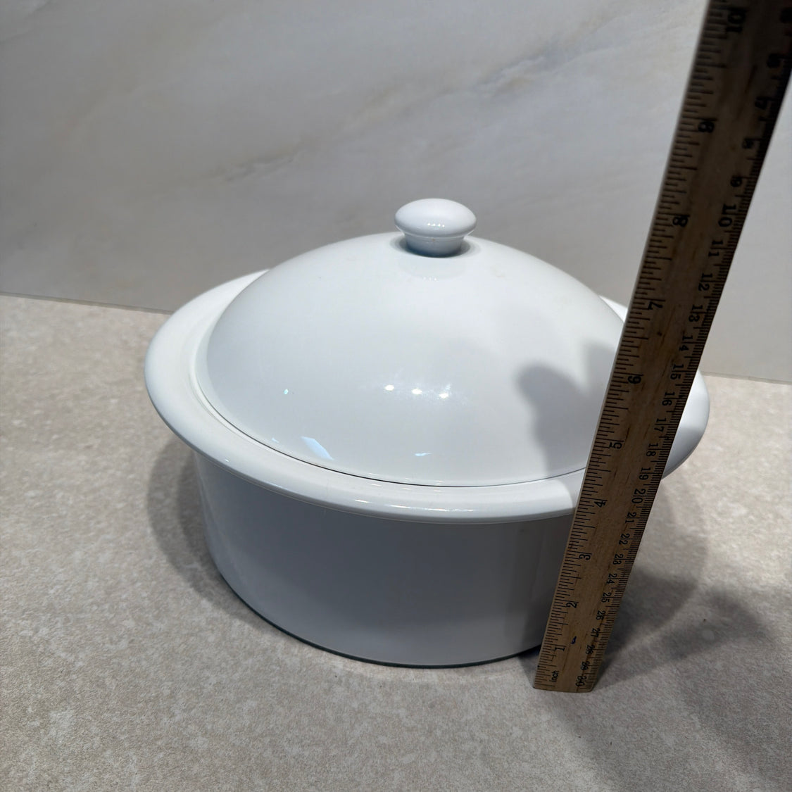 Covered Crate And Barrel Bowl