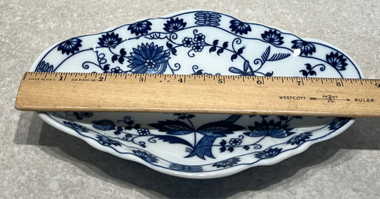 Blue Onion Plate