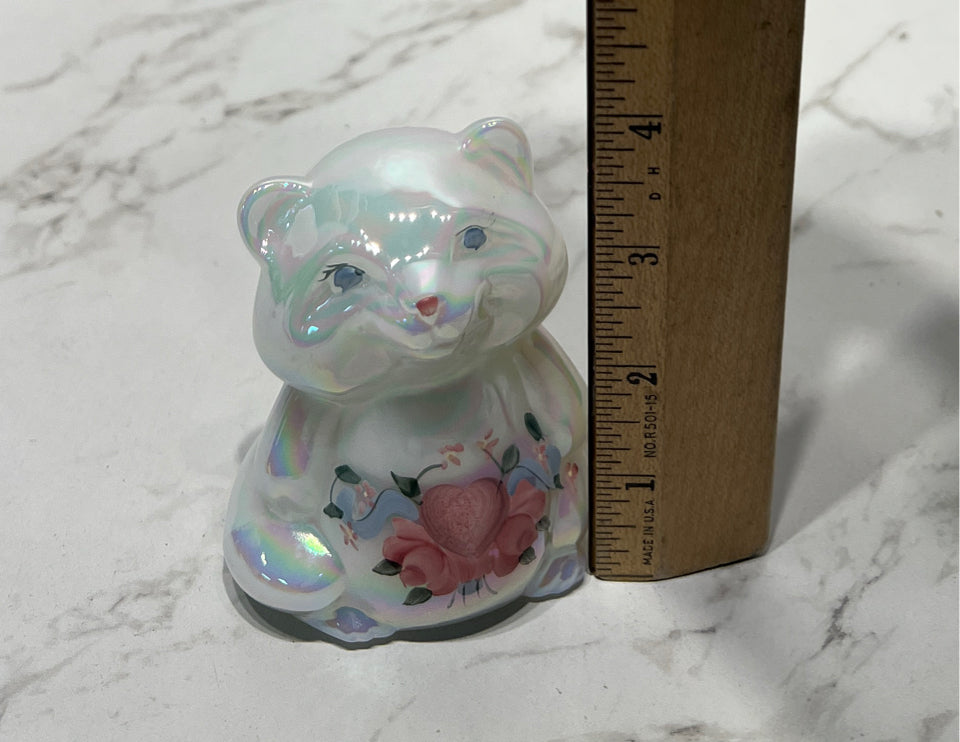 Fenton Opalescent Bear