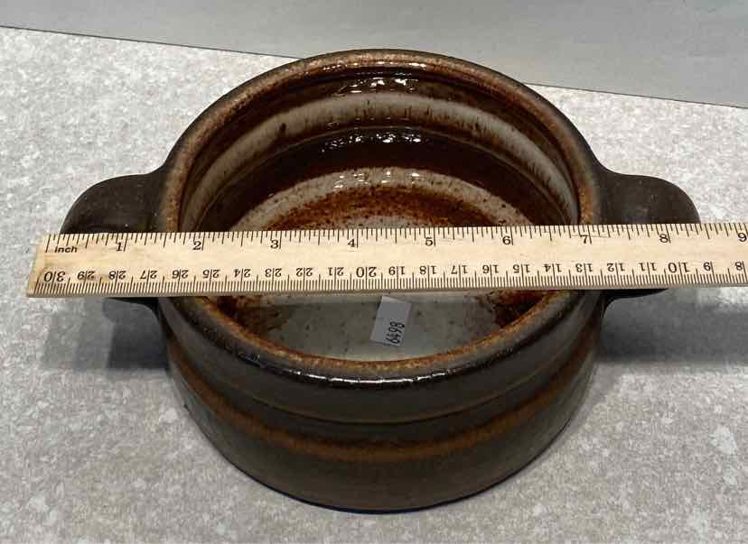 Handled Pottery Bowl
