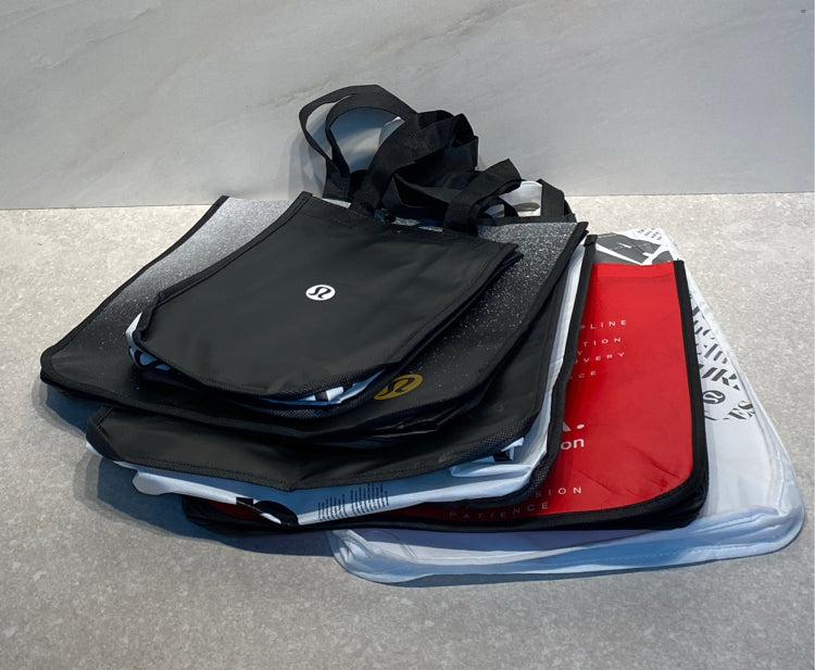 Lot of Lululemon Reusable Bags