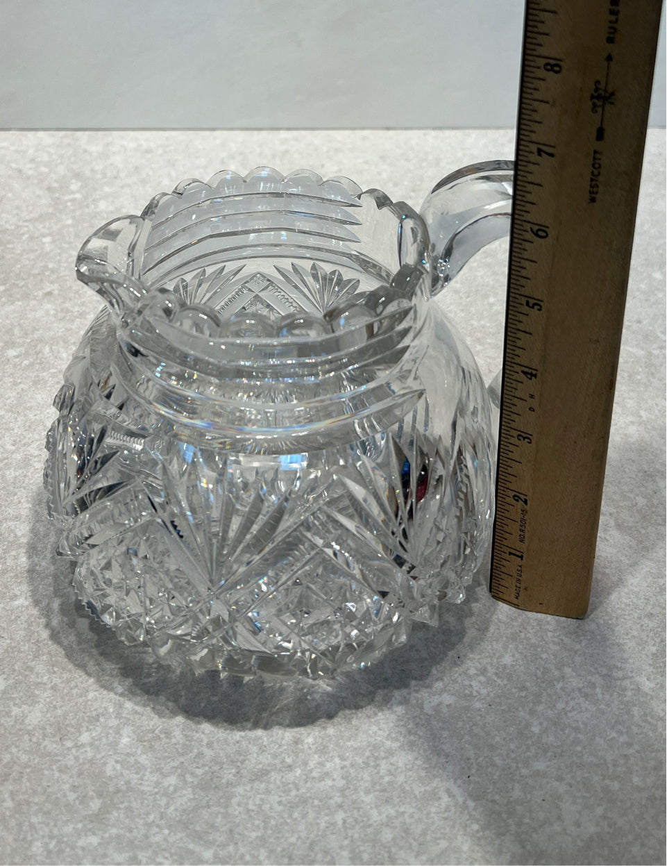 Cut Glass Pitcher