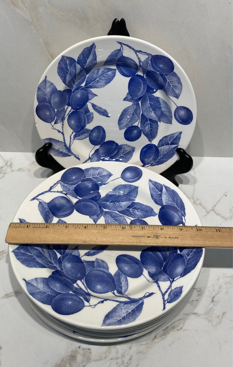 Set of 8 Crate and Barrel Plates