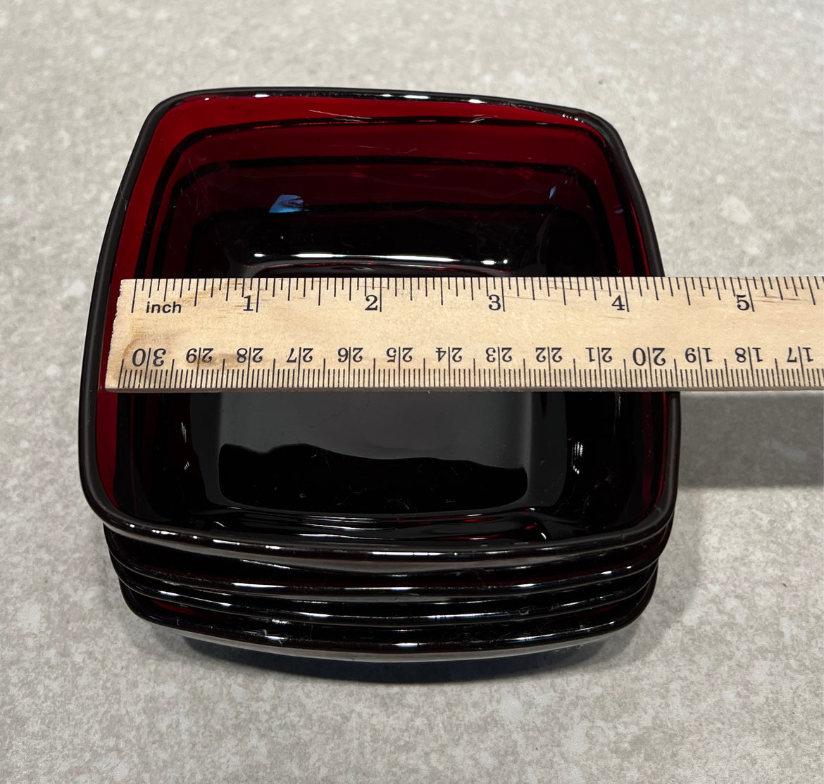 Set of 4 Red Bowls