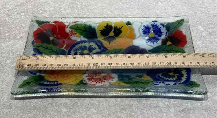 Peggy Karr Fused Glass Plate