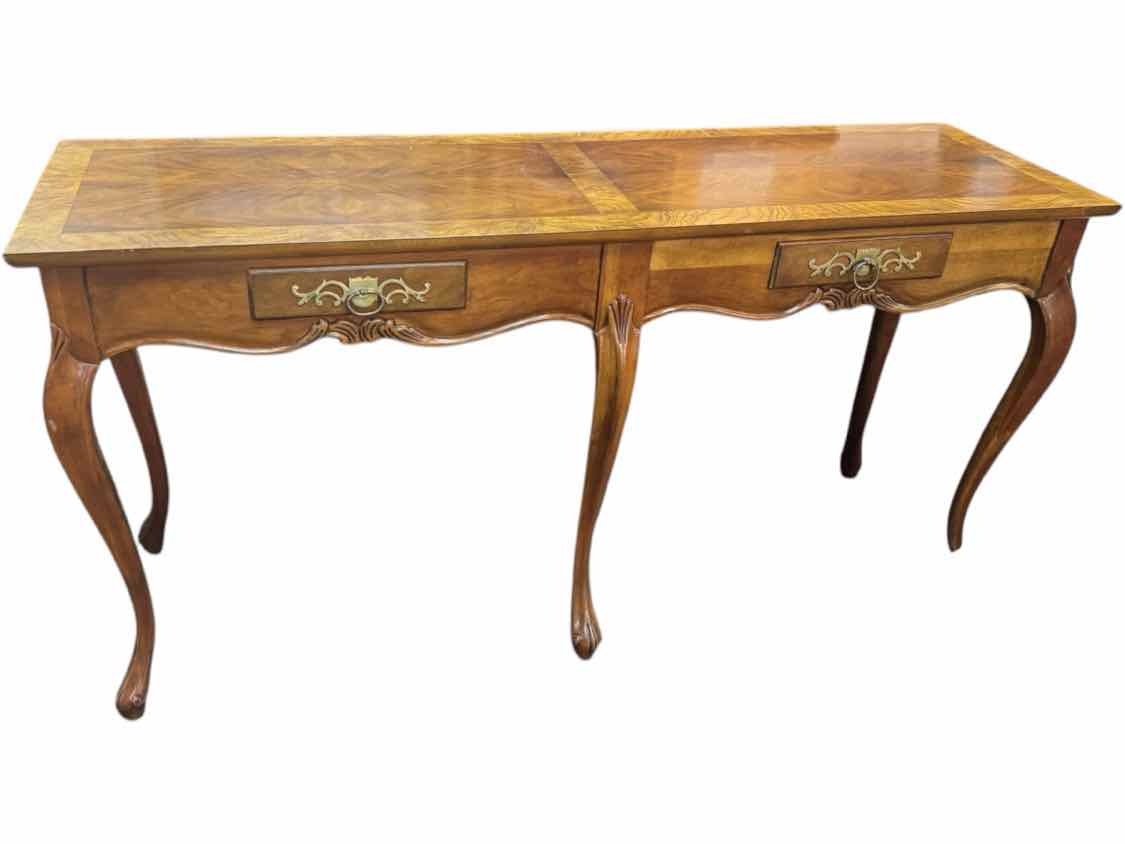 Baker Furniture 2 Drawer Sofa Table
