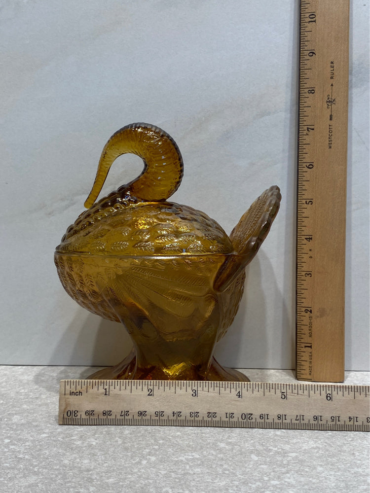 Covered Glass Turkey