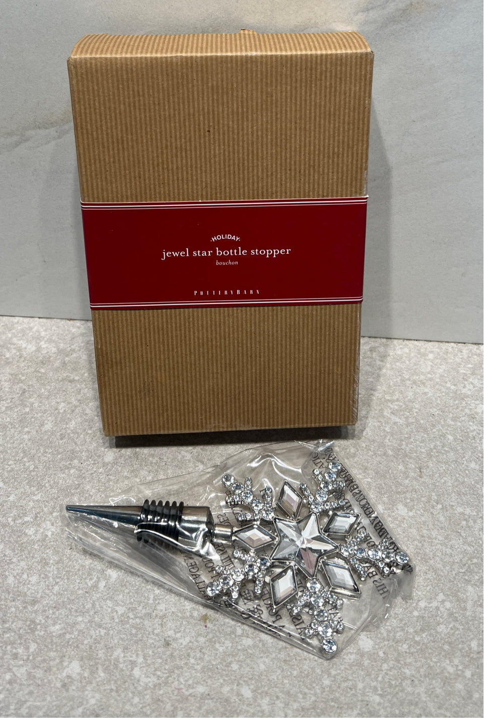 Pottery Barn Bottle Stopper