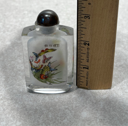 Chinese Reverse Painting Bottle