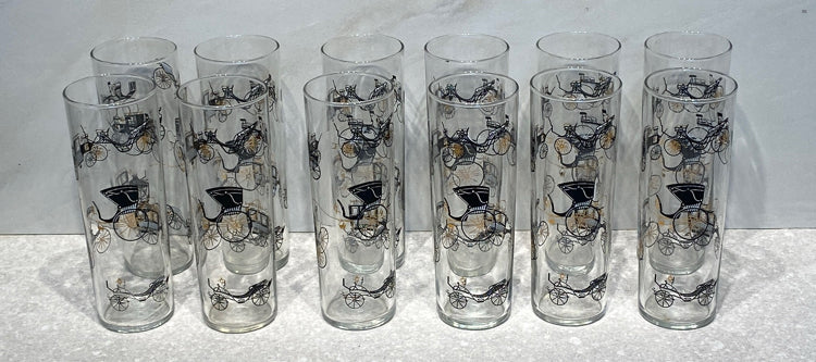 Set of 12 Vintage Glasses