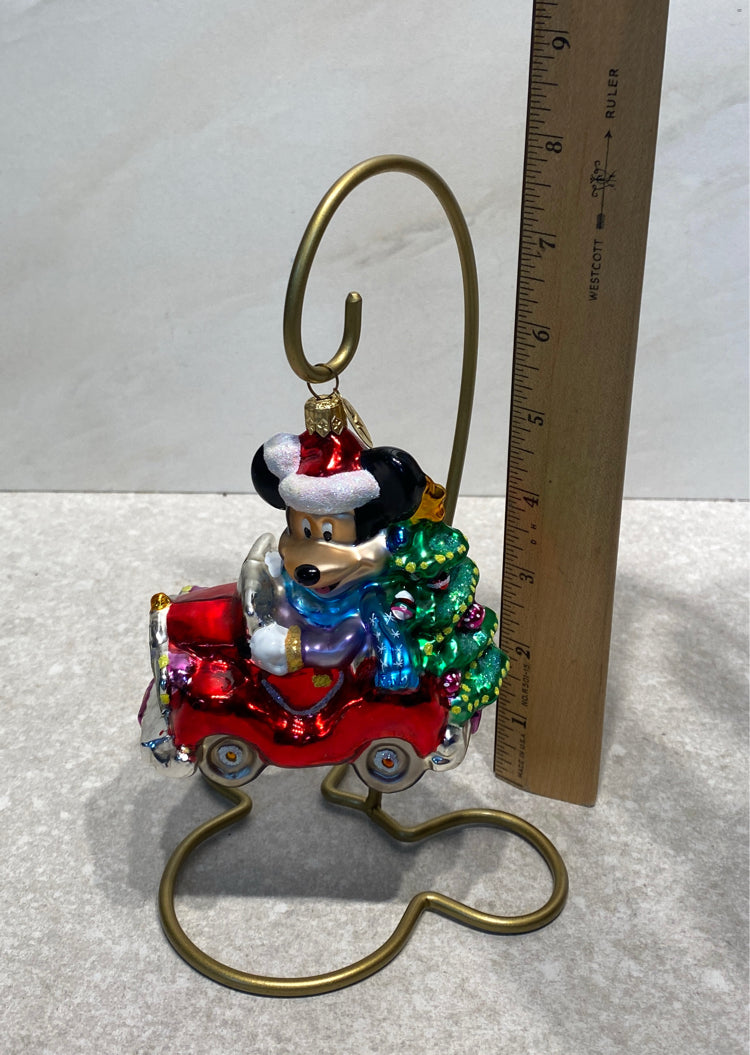 Radko Cruisin Mickey Ornament