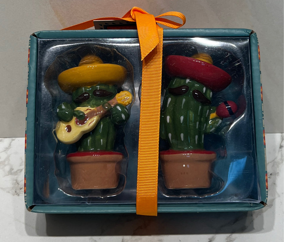 Blue Sky Salt And Pepper Shakers