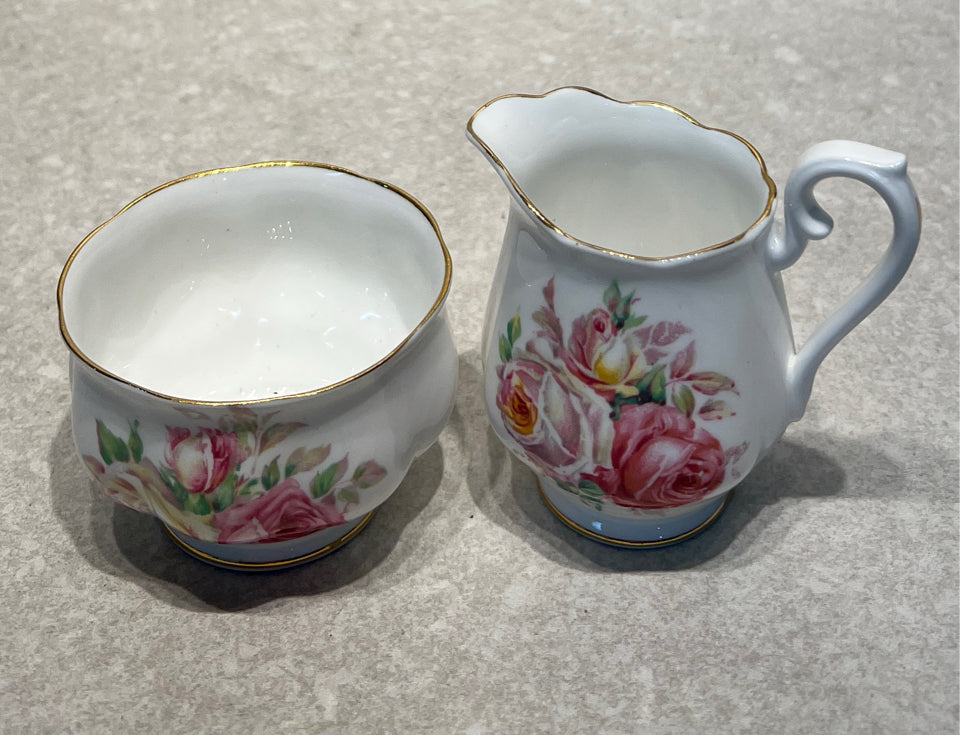Royal Albert Sugar and Creamer