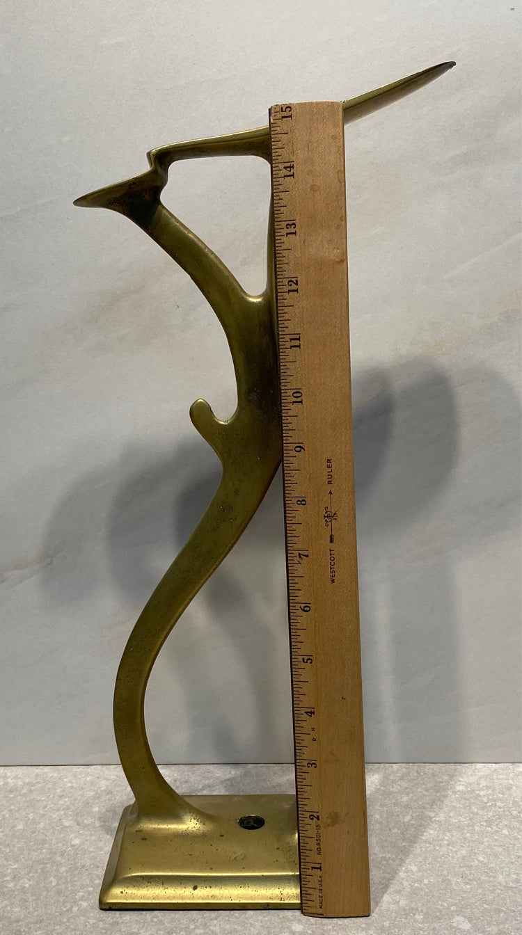 Brass Shoe Shine Stand
