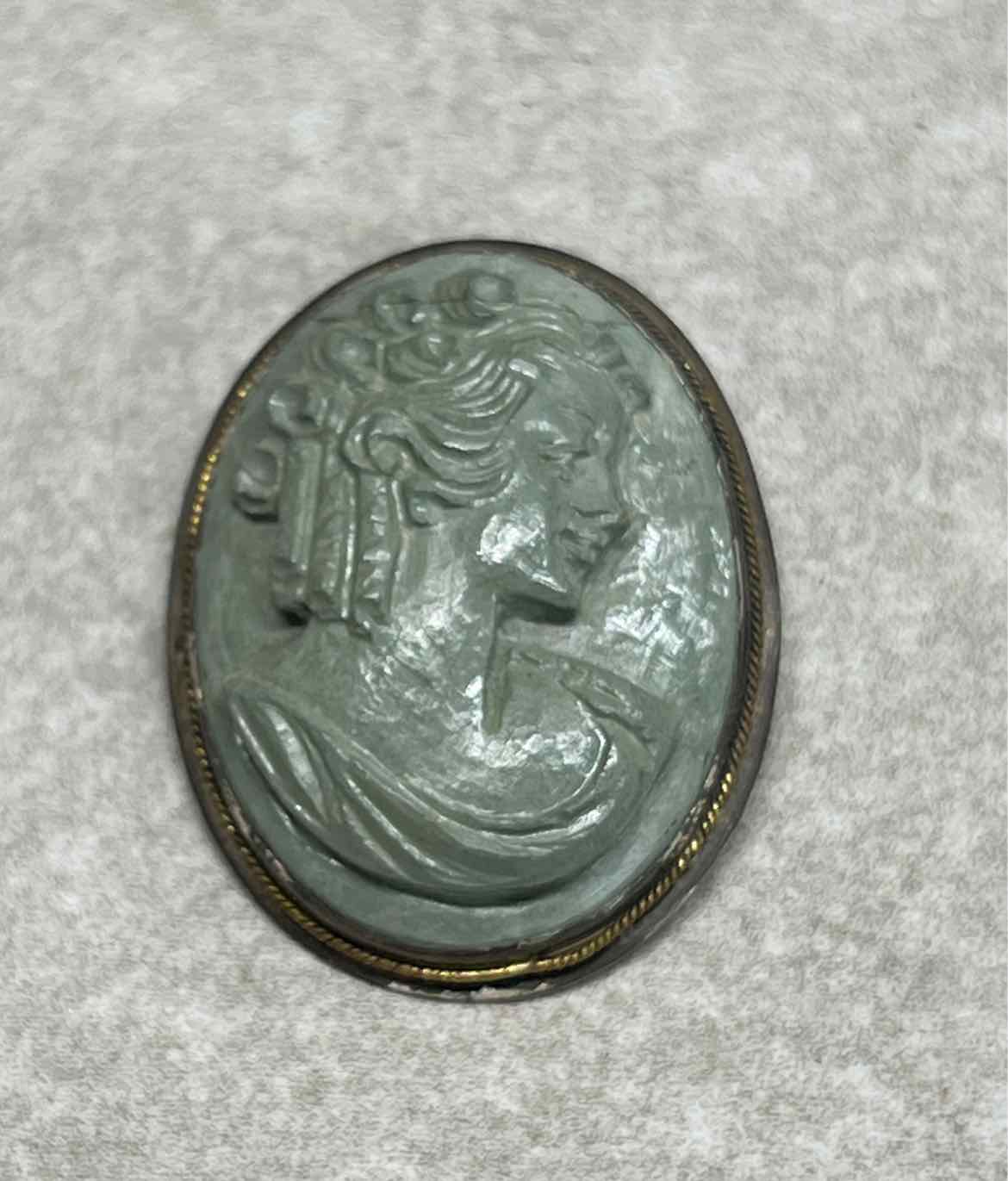 Steling Cameo Pendant