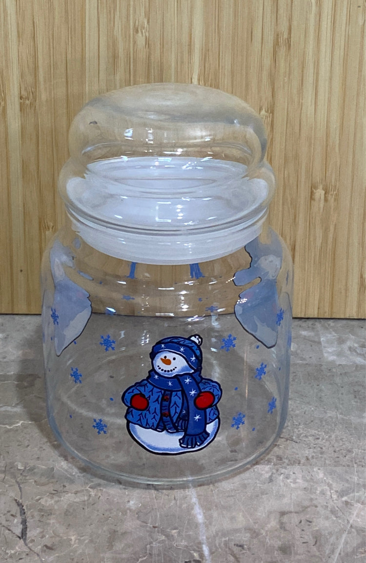 Snowman Jar