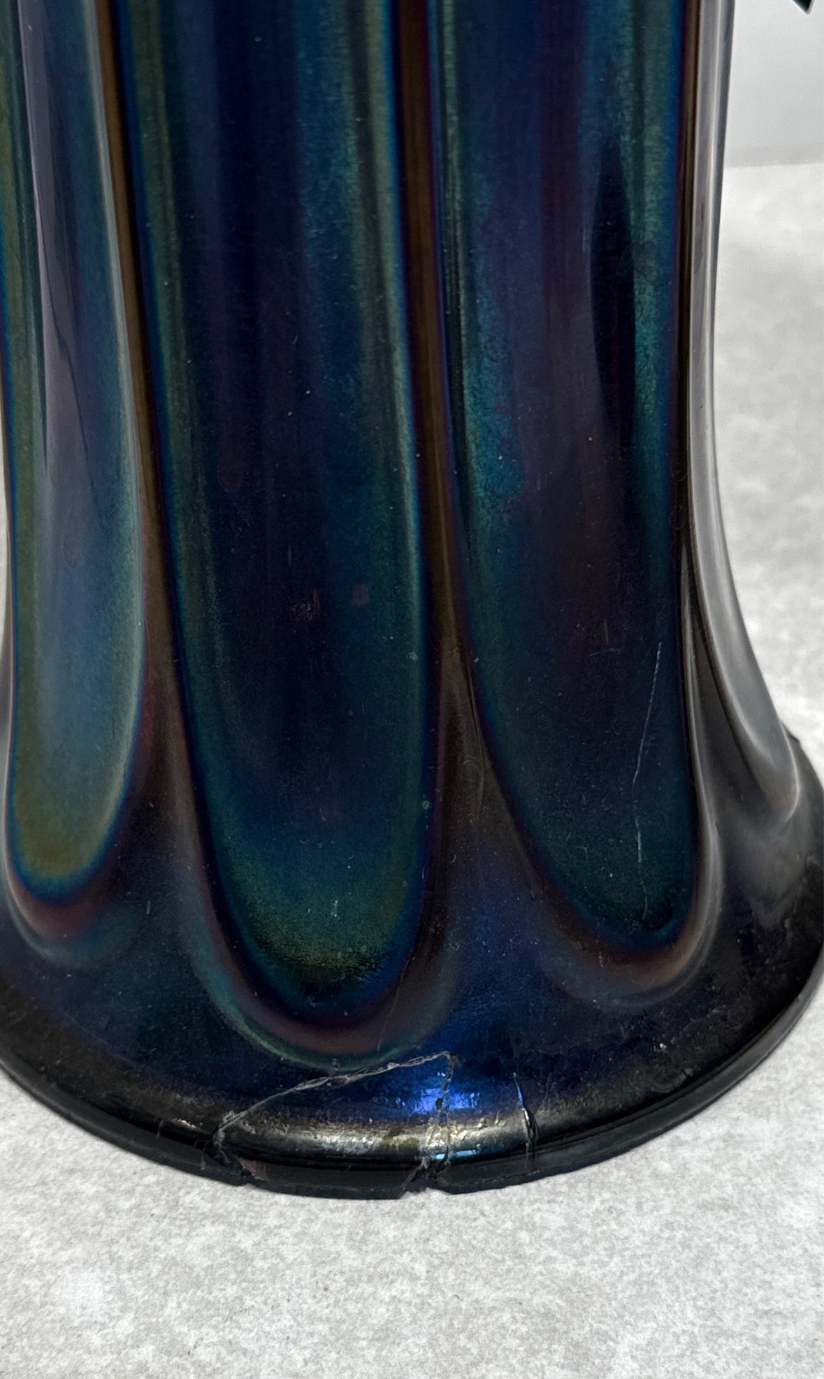 Large Amethyst Vase - as is
