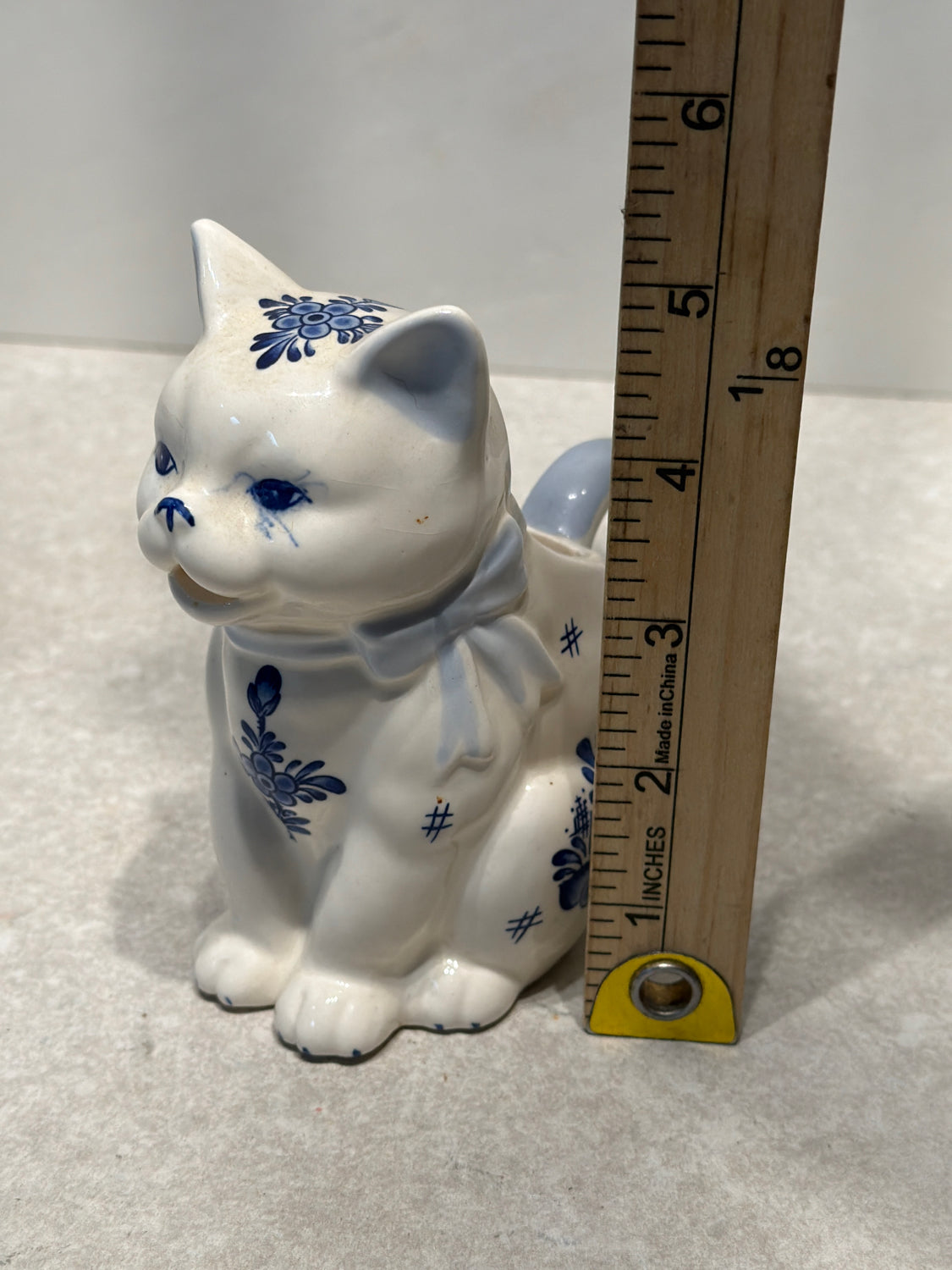 Delft Cat Pitcher