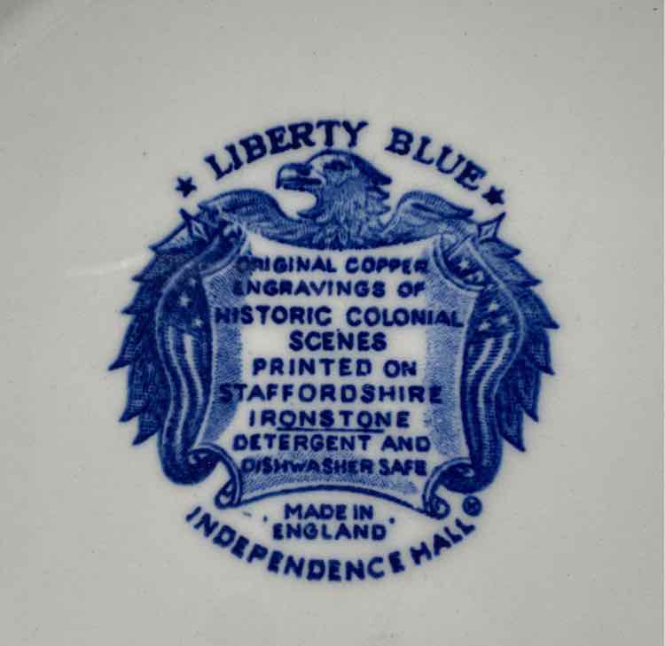 Liberty Blue Plate
