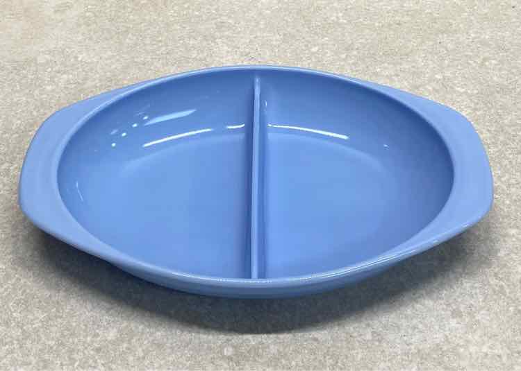 Pyrex Delphite Divided Casserole