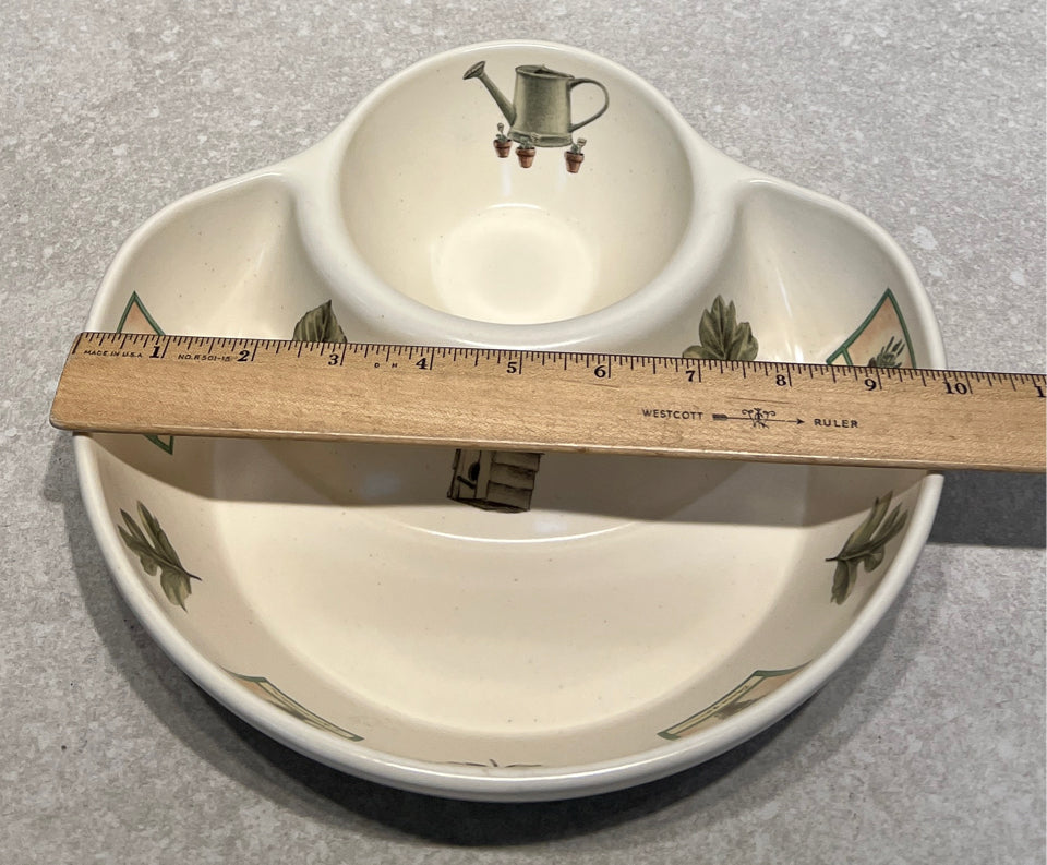 Pfaltzgraff Chip and Dip Bowl