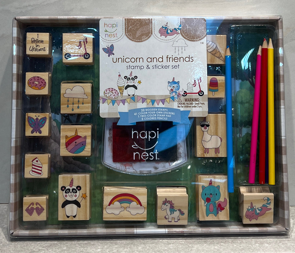 Unicor & Friends Stamp & Sticker Set