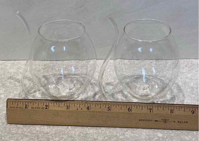Pair of Vampire Wine Glasses