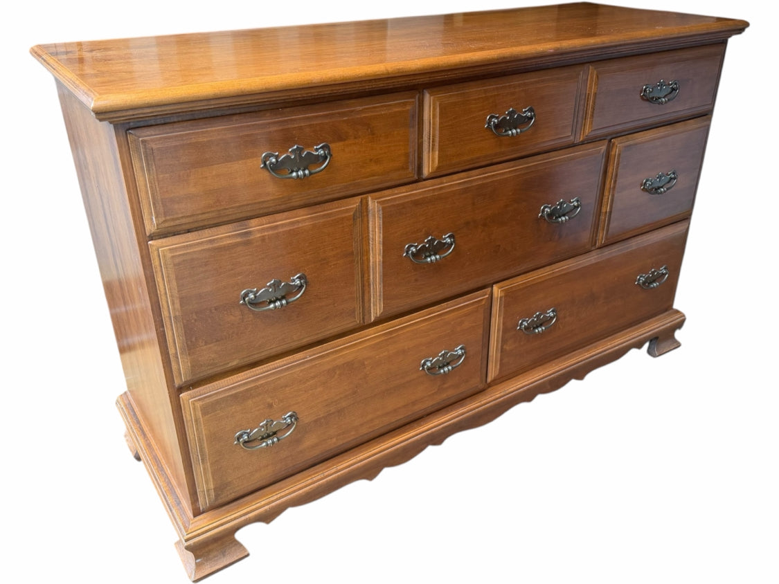 Long Maple Dresser
