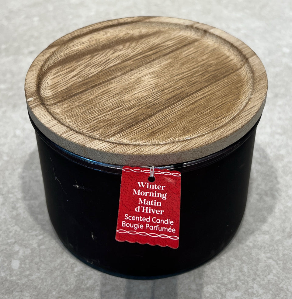 Winter Morning Candle