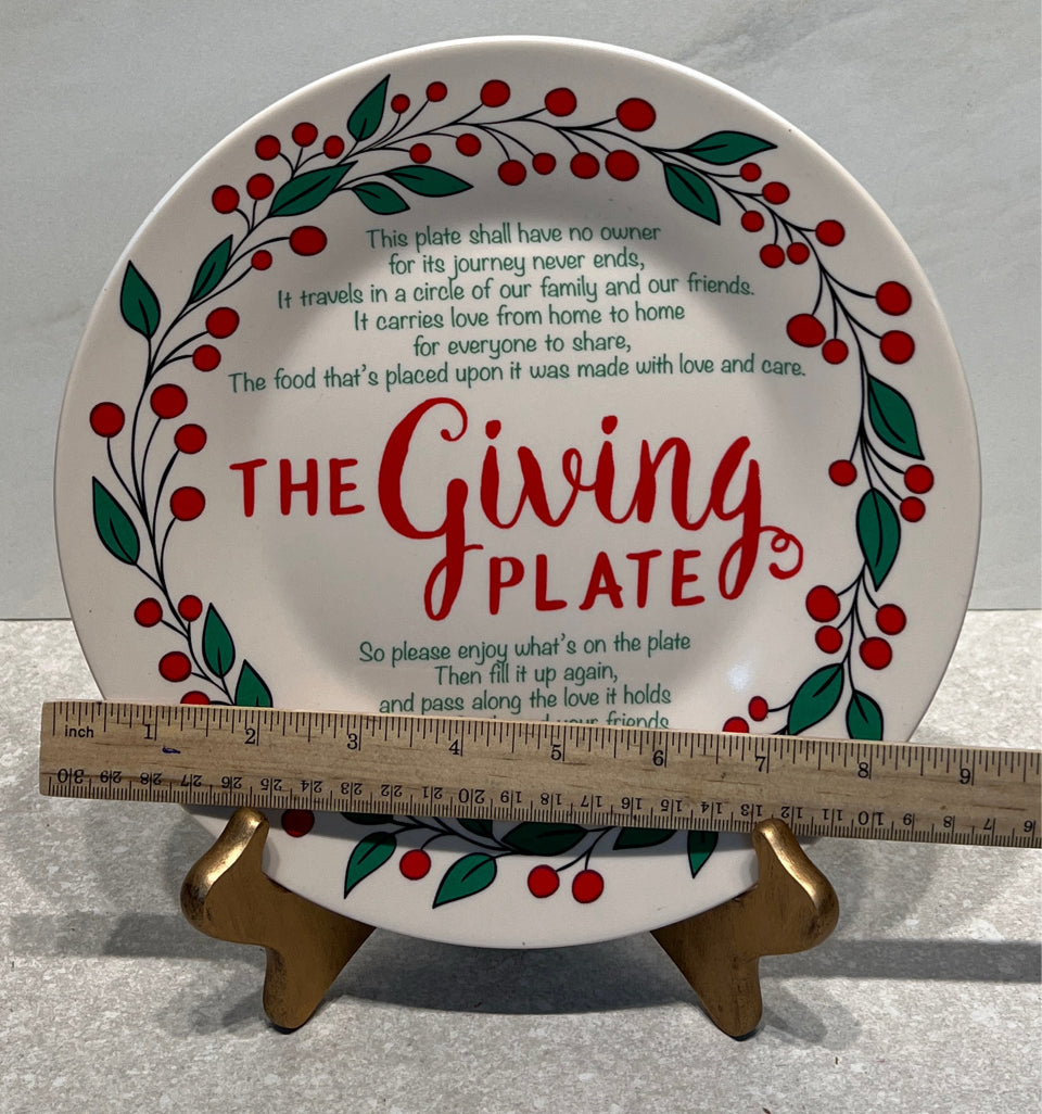 Giving Plate