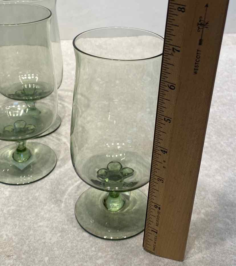 Lenox Green Mist - 7 Ice Tea Glasses