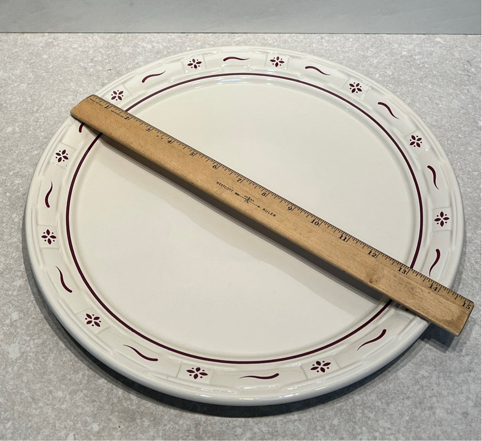 Longaberger Large Plate