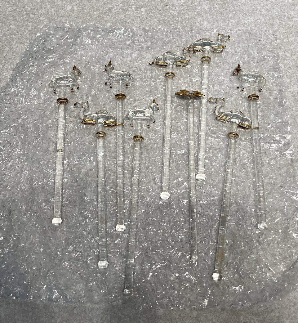 Set of 9 Swizzle Sticks